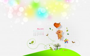 calendrier enfant mars 2010