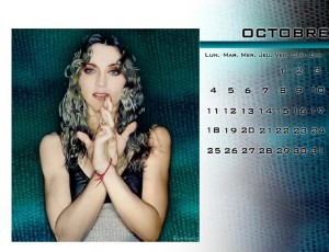 calendrier madonna mensuel octobre 2010 calendrier madonna mensuel octobre 2010