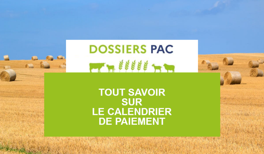 calendrier paiement pac